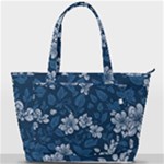Pattern Flower Nature Back Pocket Shoulder Bag 