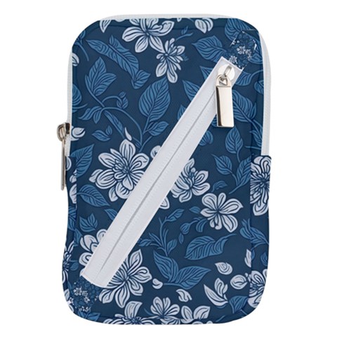 Pattern Flower Nature Belt Pouch Bag (Large) from ArtsNow.com