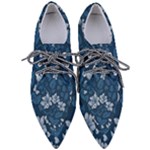 Pattern Flower Nature Pointed Oxford Shoes