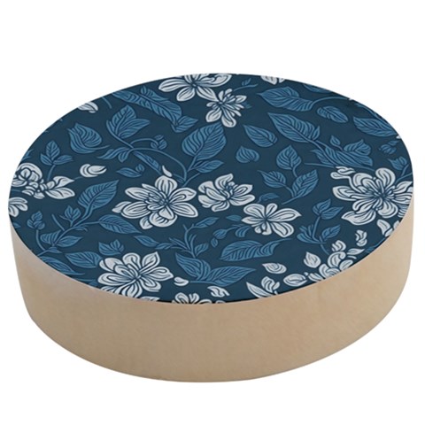 Pattern Flower Nature Wooden Bottle Opener (Round) from ArtsNow.com