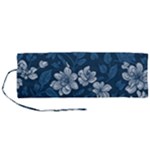 Pattern Flower Nature Roll Up Canvas Pencil Holder (M)
