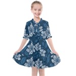 Pattern Flower Nature Kids  All Frills Chiffon Dress