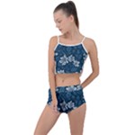 Pattern Flower Nature Summer Cropped Co-Ord Set