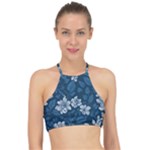 Pattern Flower Nature Halter Bikini Top