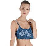 Pattern Flower Nature Layered Top Bikini Top 