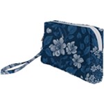 Pattern Flower Nature Wristlet Pouch Bag (Small)
