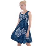 Pattern Flower Nature Knee Length Skater Dress