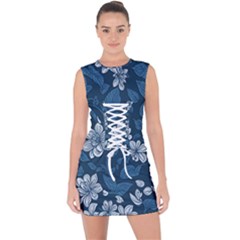 Lace Up Front Bodycon Dress 