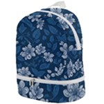 Pattern Flower Nature Zip Bottom Backpack