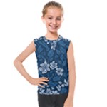 Pattern Flower Nature Kids  Mesh Tank Top