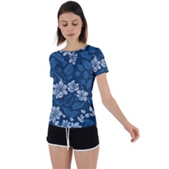 Back Circle Cutout Sports T-Shirt 