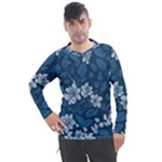 Pattern Flower Nature Men s Pique Long Sleeve T-Shirt