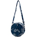 Pattern Flower Nature Crossbody Circle Bag