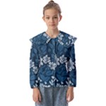 Pattern Flower Nature Kids  Peter Pan Collar Blouse