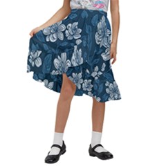 Kids  Ruffle Flared Wrap Midi Skirt 