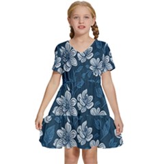 Kids  Short Sleeve Tiered Mini Dress 