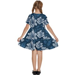 Kids  Short Sleeve Tiered Mini Dress 