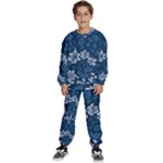 Pattern Flower Nature Kids  Sweatshirt set