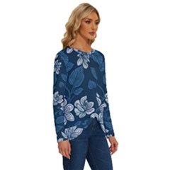 Long Sleeve Crew Neck Pullover Top 