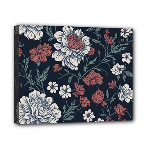Flower Pattern Canvas 10  x 8  (Stretched) from ArtsNow.com