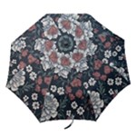 Flower Pattern Folding Umbrellas