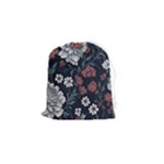 Flower Pattern Drawstring Pouch (Small)