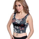 Flower Pattern Crop Top