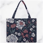 Flower Pattern Mini Tote Bag