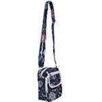 Flower Pattern Shoulder Strap Belt Bag