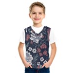 Flower Pattern Kids  Basketball Tank Top