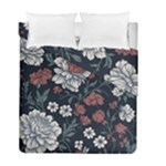 Flower Pattern Duvet Cover Double Side (Full/ Double Size)