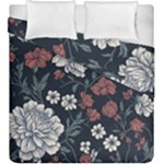 Flower Pattern Duvet Cover Double Side (King Size)