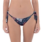 Flower Pattern Reversible Bikini Bottoms