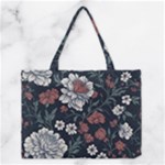Flower Pattern Medium Tote Bag