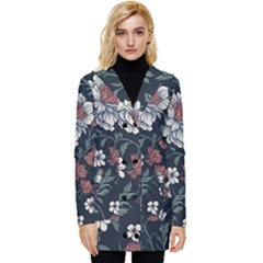 Button Up Hooded Coat  