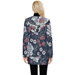 Button Up Hooded Coat  