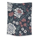 Flower Pattern Medium Tapestry