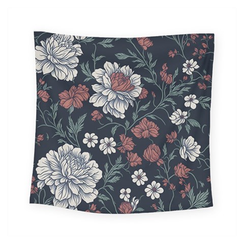 Flower Pattern Square Tapestry (Small) from ArtsNow.com