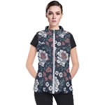 Flower Pattern Women s Puffer Vest