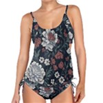 Flower Pattern Tankini Set