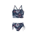 Flower Pattern Girls  Tankini Swimsuit