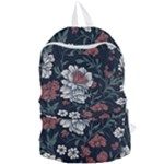 Flower Pattern Foldable Lightweight Backpack