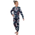 Flower Pattern Kids  Long Sleeve Set 