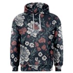 Flower Pattern Men s Overhead Hoodie