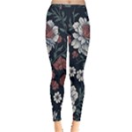 Flower Pattern Inside Out Leggings