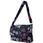 Flower Pattern Full Print Messenger Bag (S)