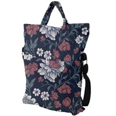 Fold Over Handle Tote Bag 