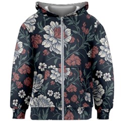 Kids  Zipper Hoodie Without Drawstring 