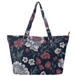Flower Pattern Full Print Shoulder Bag