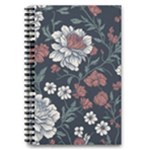 Flower Pattern 5.5  x 8.5  Notebook
